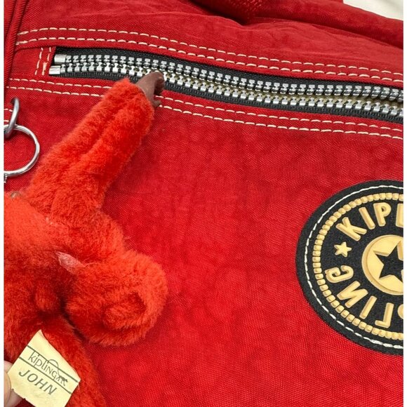 VTG Kipling Hanging Traveller Case Toiletry Bag Organizer John Monkey Keychain - Picture 11 of 11